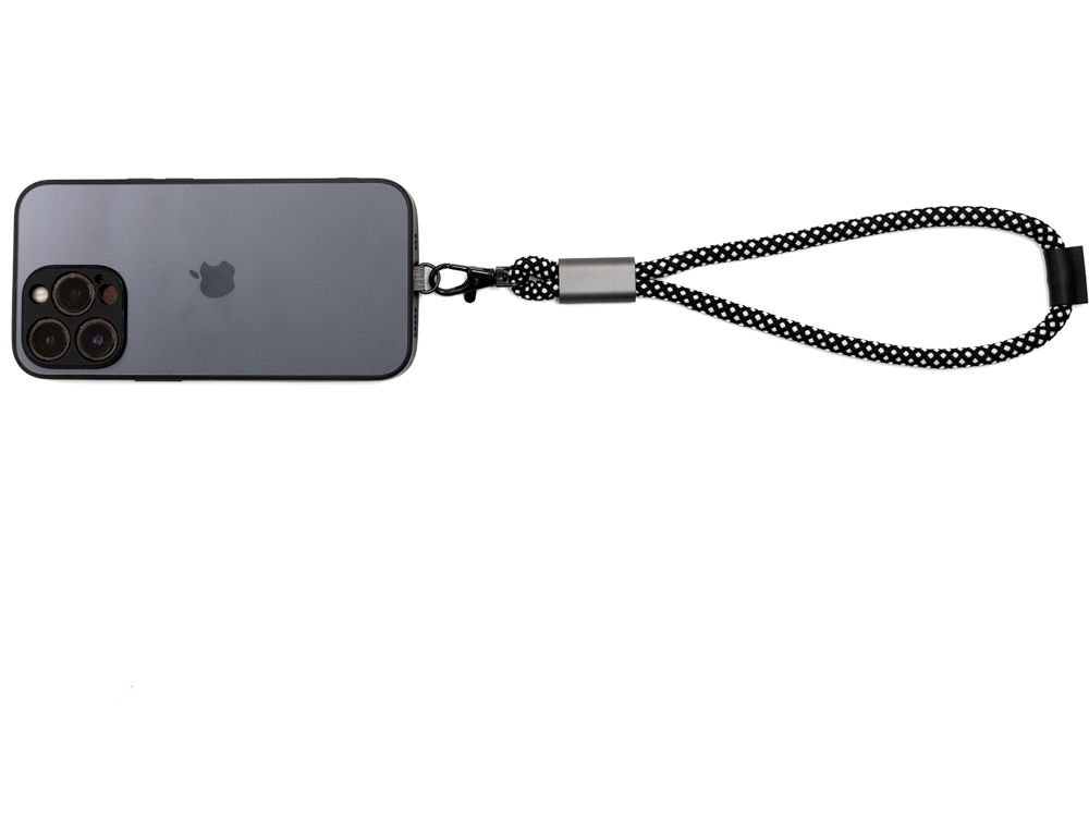 Ремешок-держатель для телефона на запястье «Lany Wristband Eco», серый-4