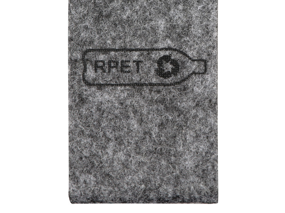 Брелок "Felt" из RPET-фетра, серый-1