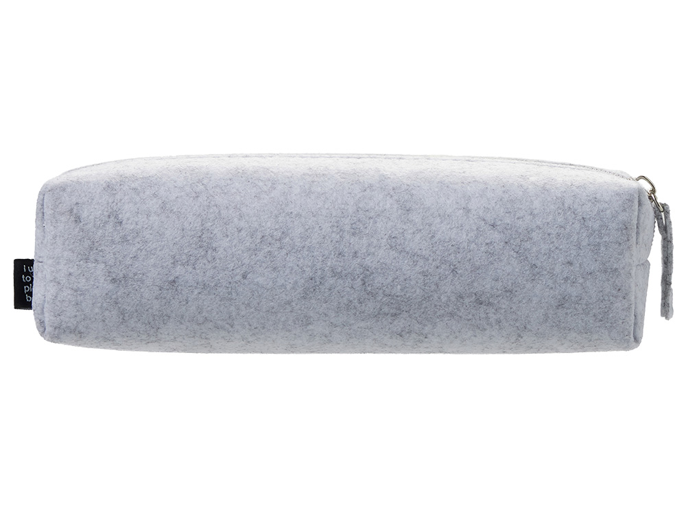 Пенал "Felt" из RPET-фетра, светло-серый-3