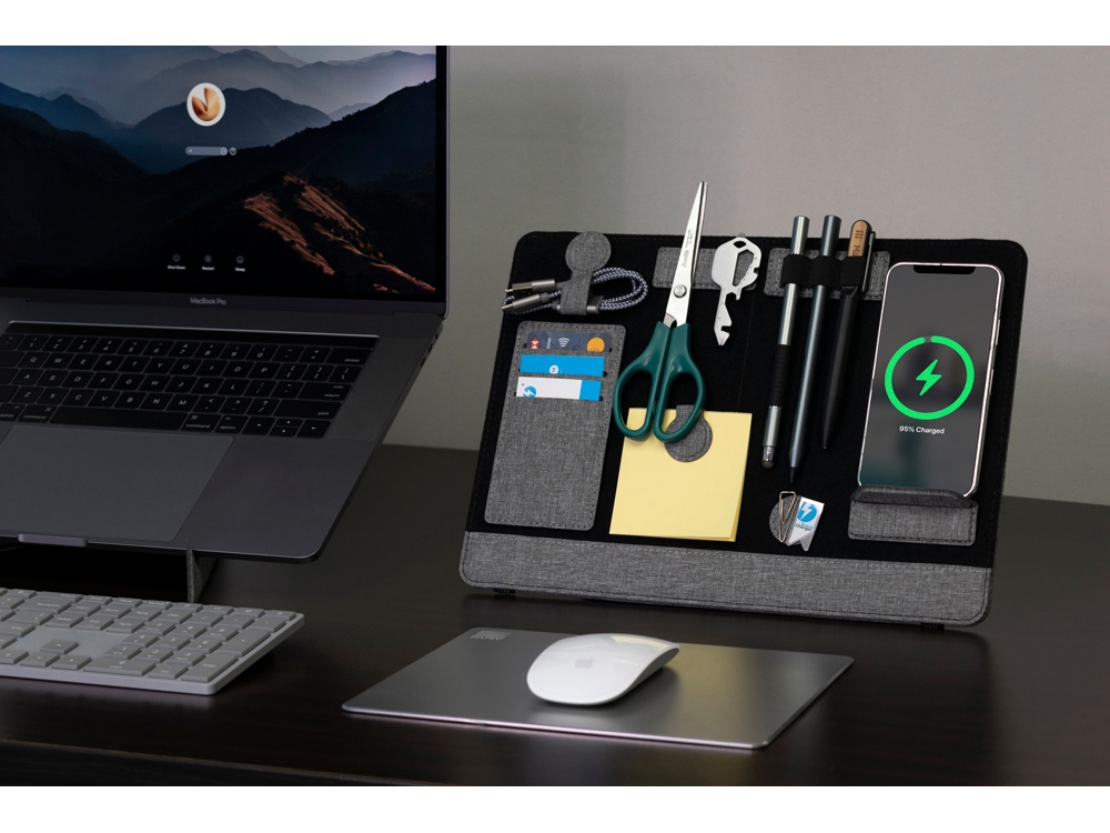 Складная подставка для ноутбука и органайзер для аксессуаров «Clipboard Pro»-11