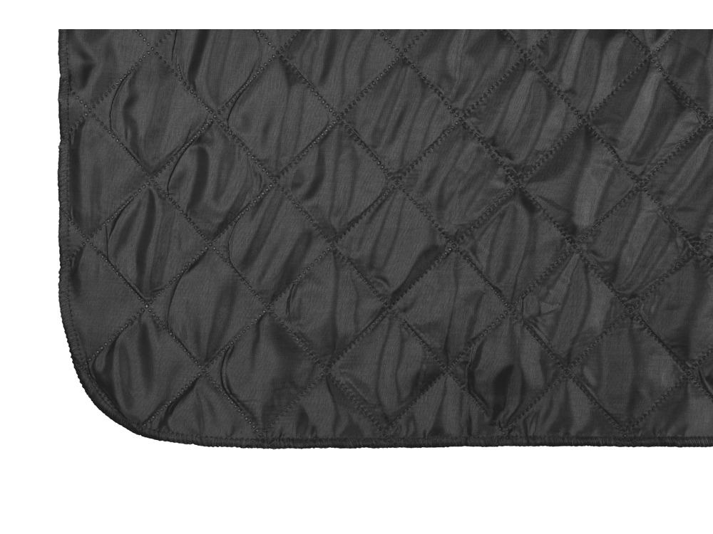 Стеганый плед для пикника Garment, черный-3