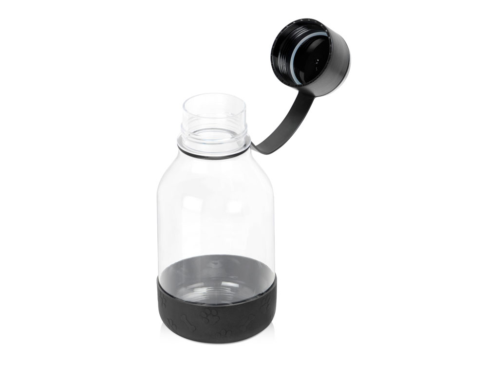 Бутылка для воды 2-в-1 «Dog Bowl Bottle» со съемной миской для питомцев, 1500 мл, черный-2
