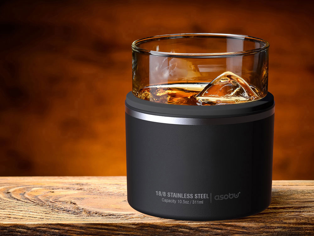 Тумблер для виски WHISKEY KUZIE, черный-7