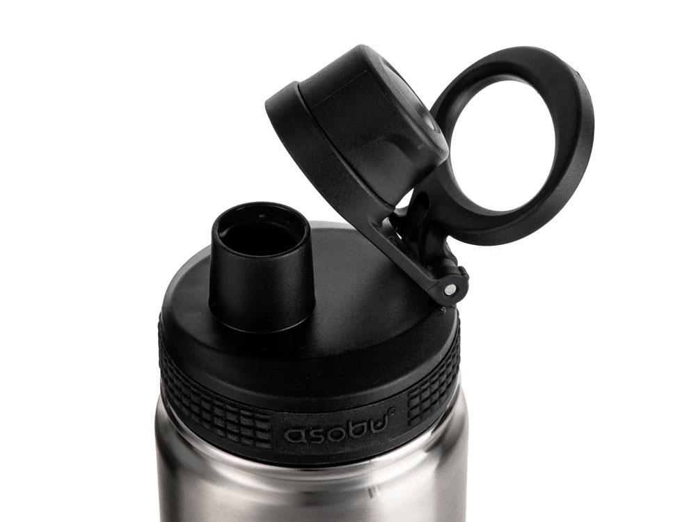 Вакуумная термобутылка «ALPINE FLASK», 530 мл, черный-1