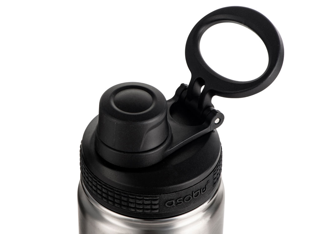 Вакуумная термобутылка «ALPINE FLASK», 530 мл, черный-2