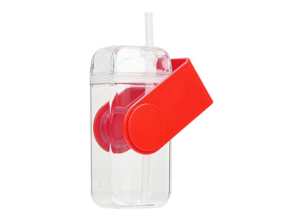 Бутылка для воды JUICY DRINK BOX, красный (Р)-1