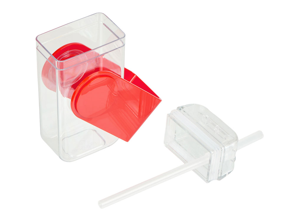 Бутылка для воды JUICY DRINK BOX, красный (Р)-3