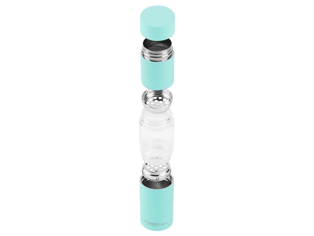 Бутылка для воды FLAVOUR U SEE, 460 мл, бирюзовый-1