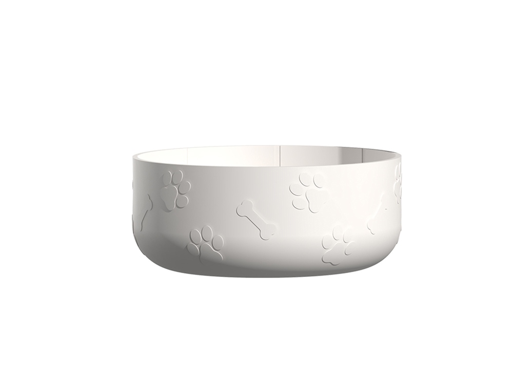 Бутылка для воды 2-в-1 «Dog Bowl Bottle» со съемной миской для питомцев, 1500 мл, белый-3