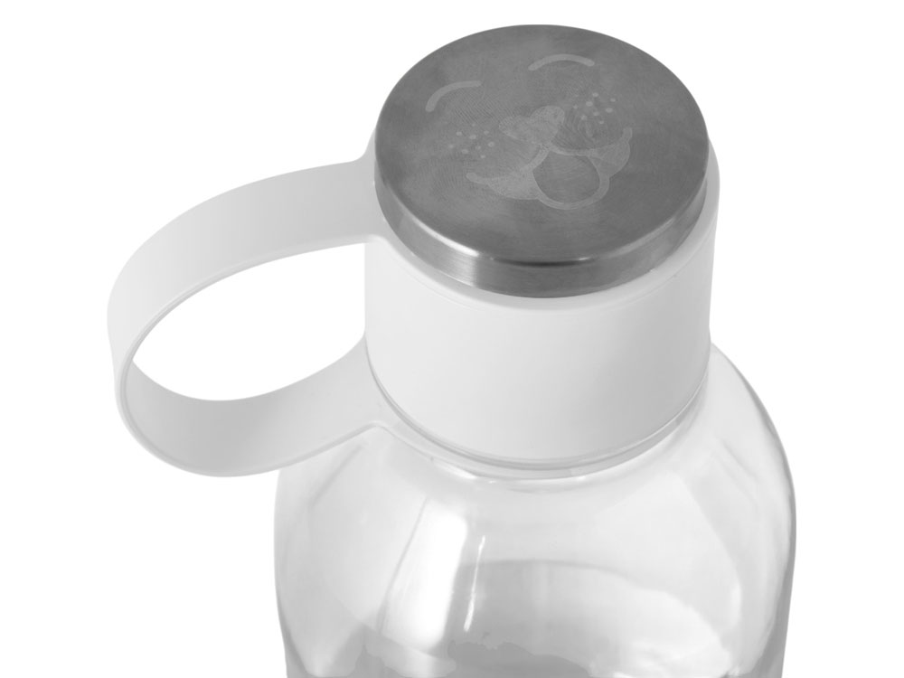 Бутылка для воды 2-в-1 «Dog Bowl Bottle» со съемной миской для питомцев, 1500 мл, белый с гравировкой-1