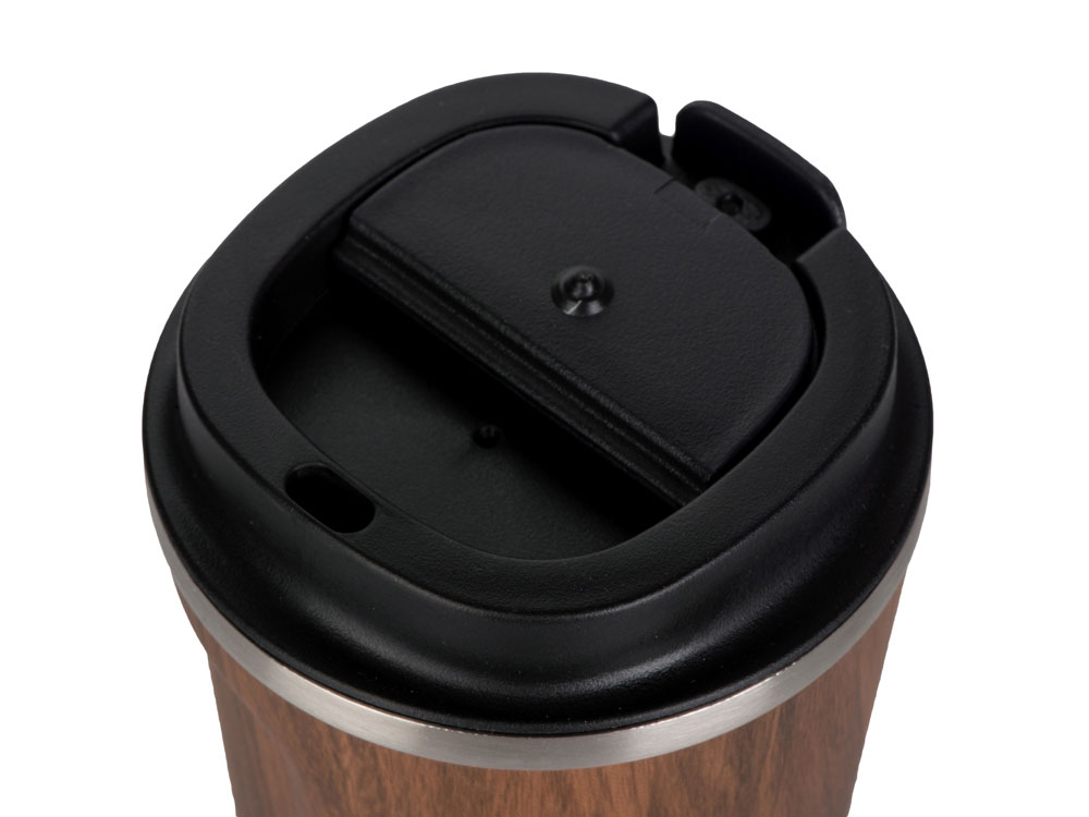 Термокружка CAFe COMPACT, 380 мл, wood-4
