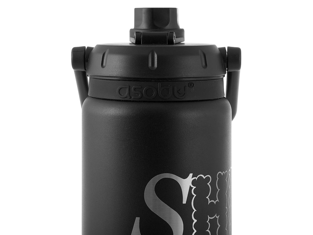 Вакуумный термос «Canyon Jug», 1430 мл, черный с гравировкой-1