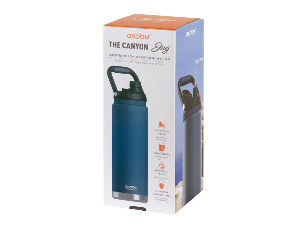 Вакуумный термос «Canyon Jug», синий, 1430 мл-14