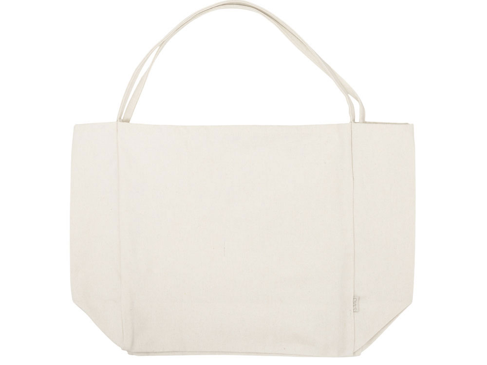 Шоппер-оверсайз Grossbag из переработанного хлопка 340 г, натуральный-6