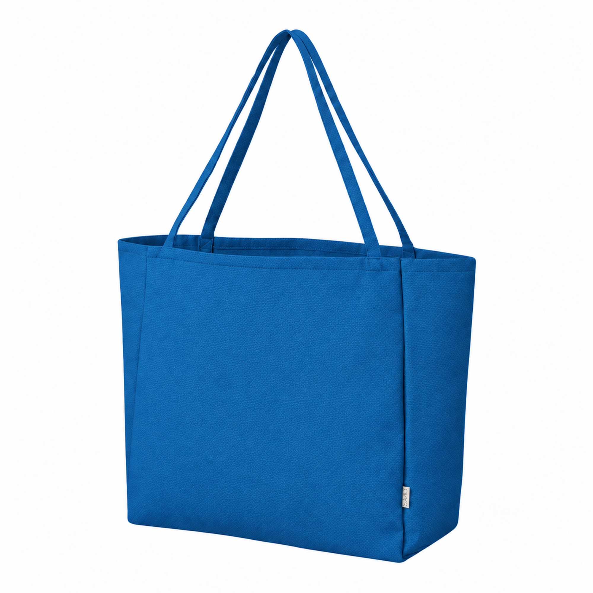 Шоппер-оверсайз Grossbag из переработанного хлопка 340 г, синий-1