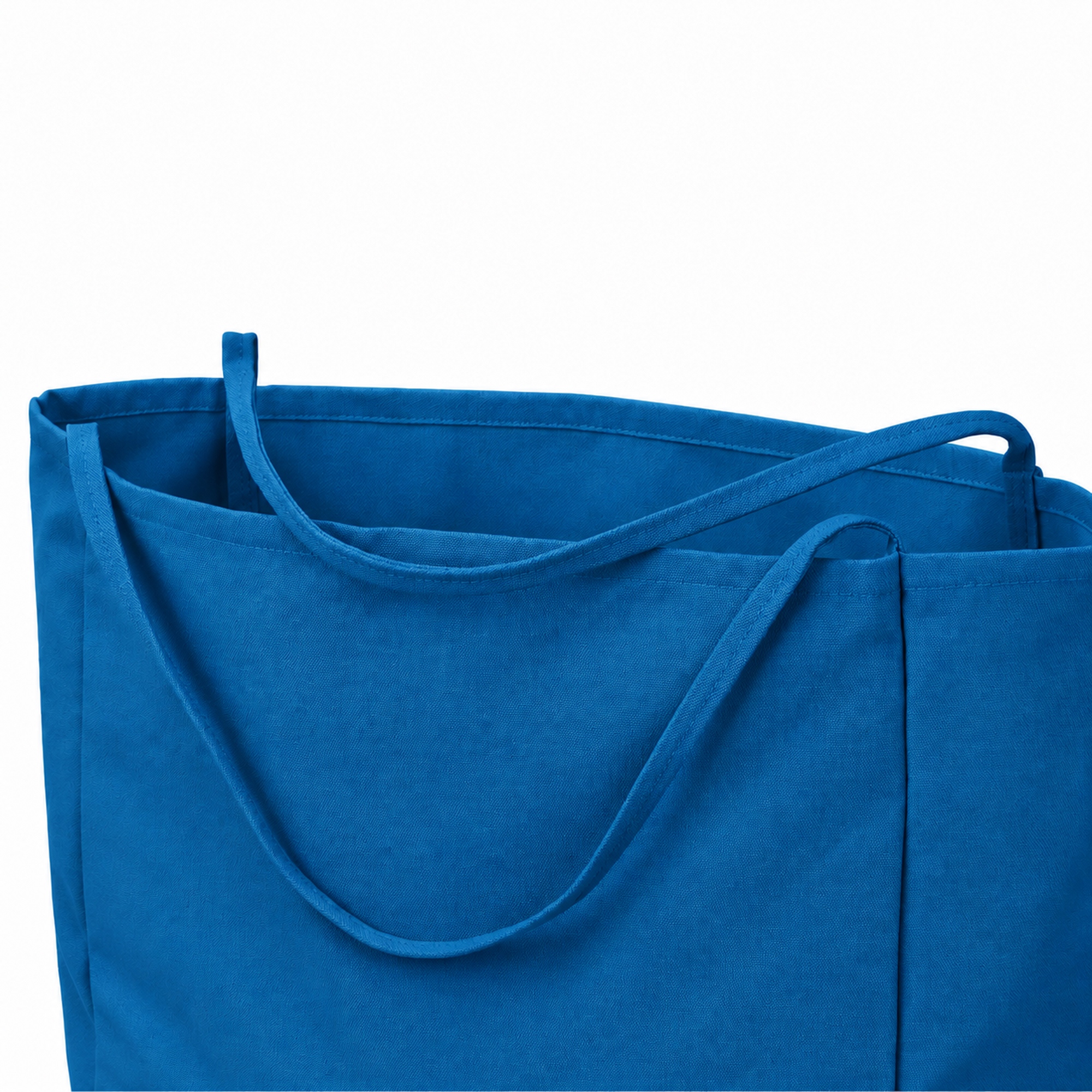 Шоппер-оверсайз Grossbag из переработанного хлопка 340 г, синий-4