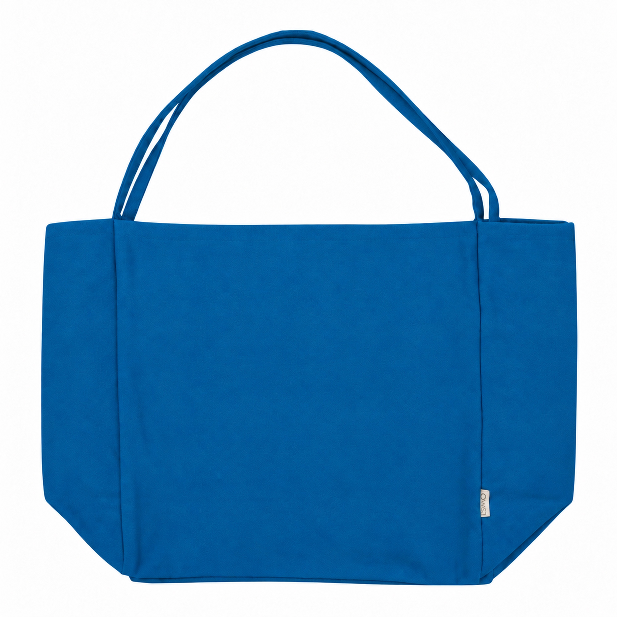 Шоппер-оверсайз Grossbag из переработанного хлопка 340 г, синий-6