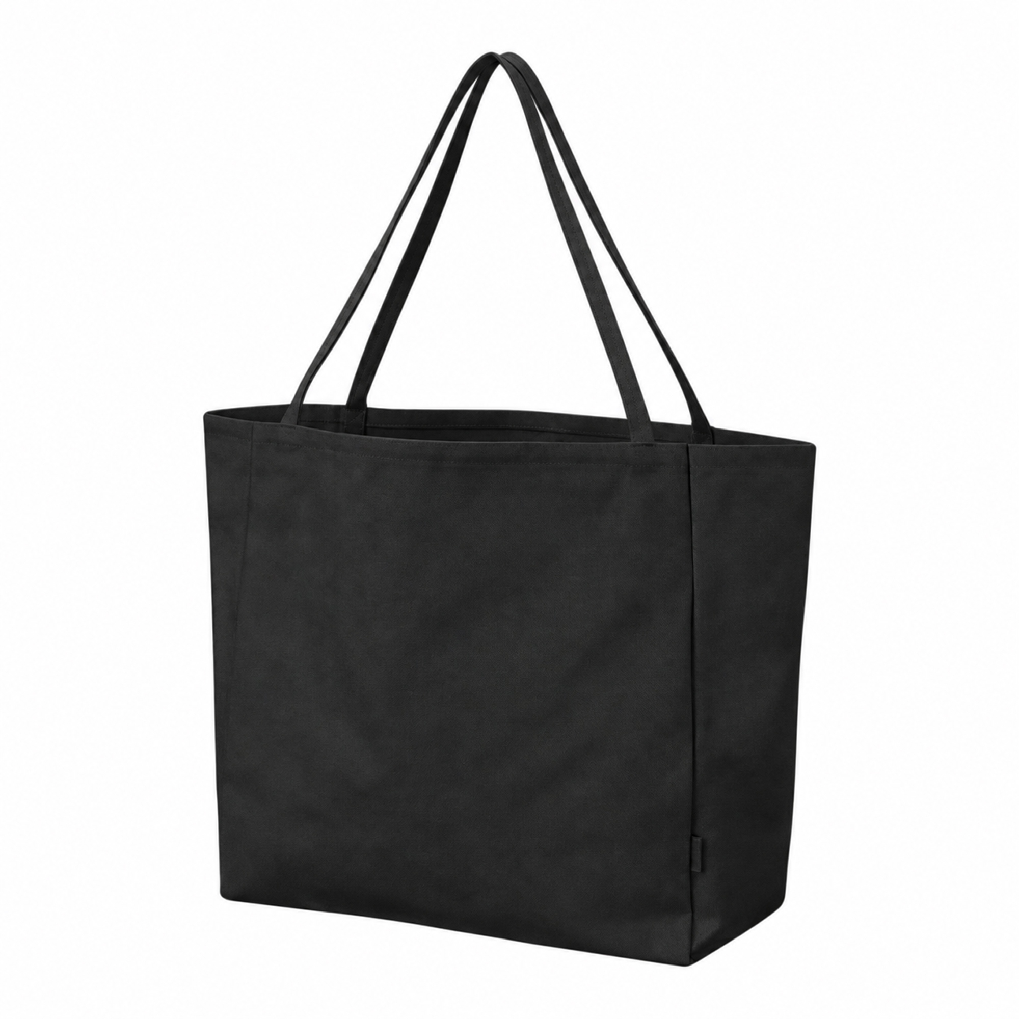 Шоппер-оверсайз Grossbag из переработанного хлопка 340 г, черный-1
