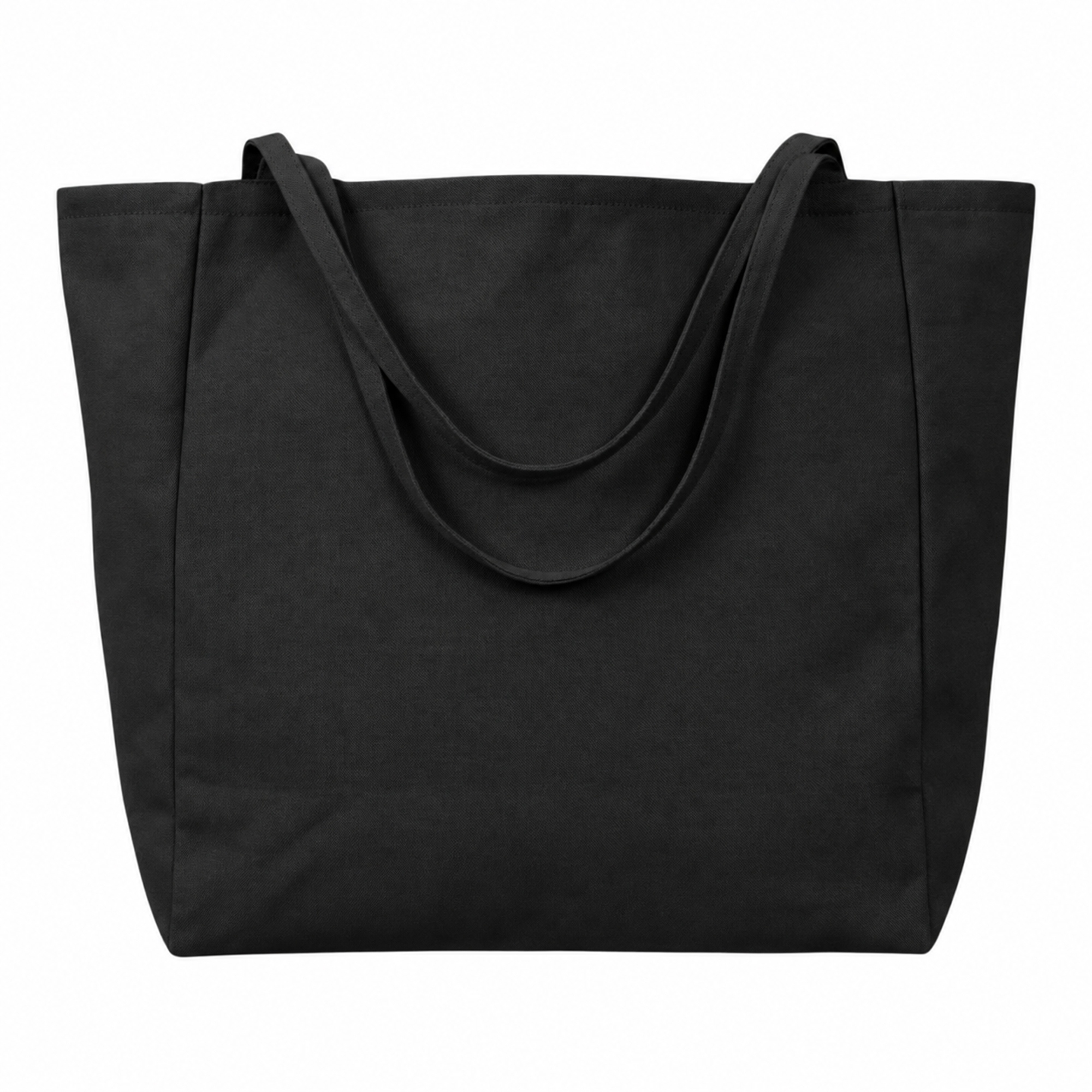 Шоппер-оверсайз Grossbag из переработанного хлопка 340 г, черный-2