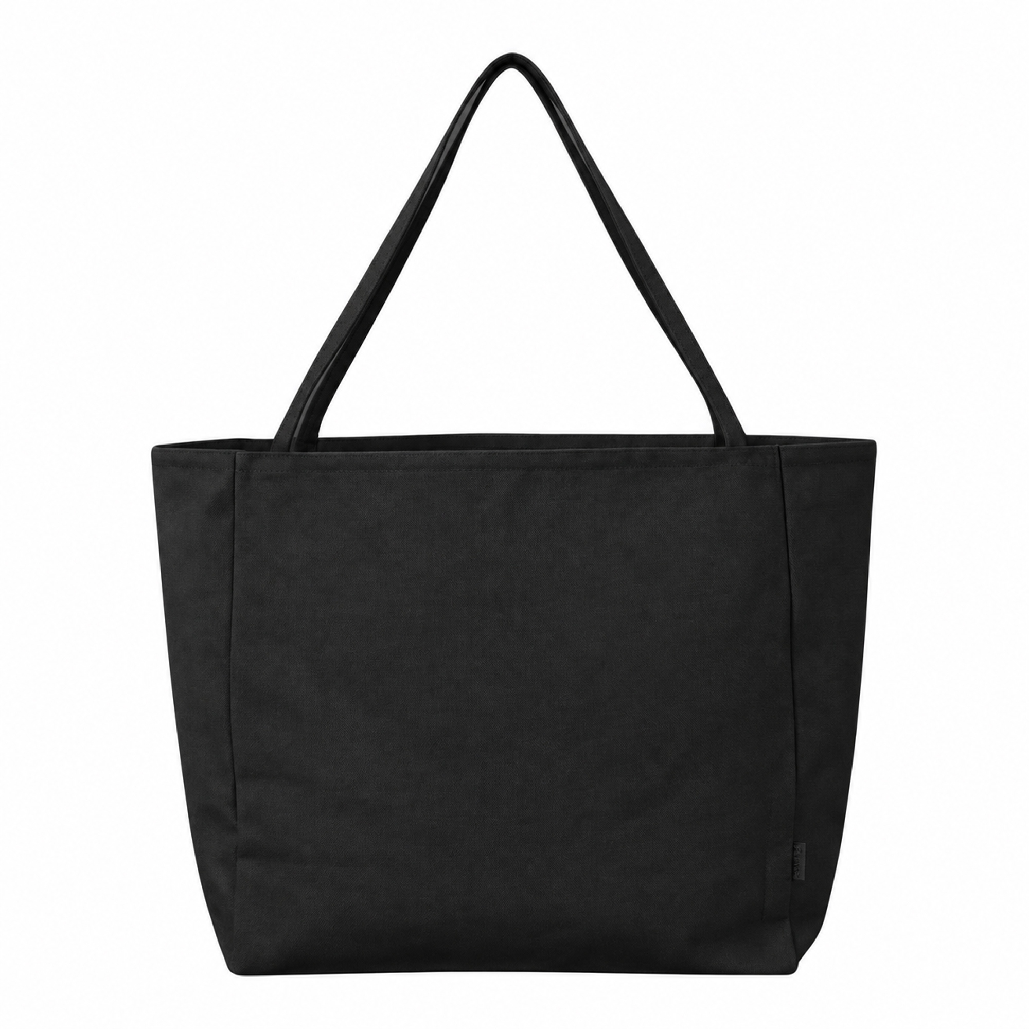 Шоппер-оверсайз Grossbag из переработанного хлопка 340 г, черный-3