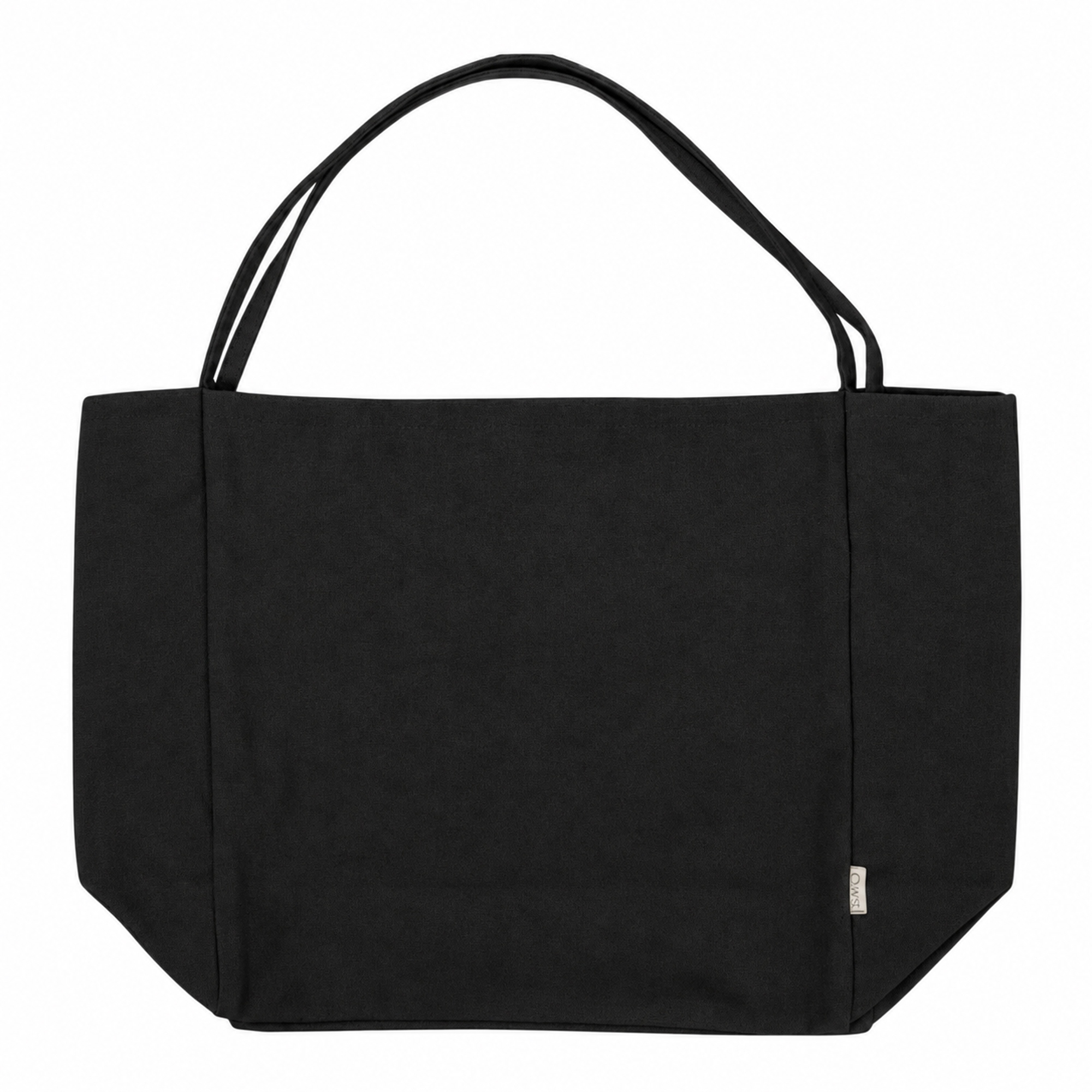 Шоппер-оверсайз Grossbag из переработанного хлопка 340 г, черный-6
