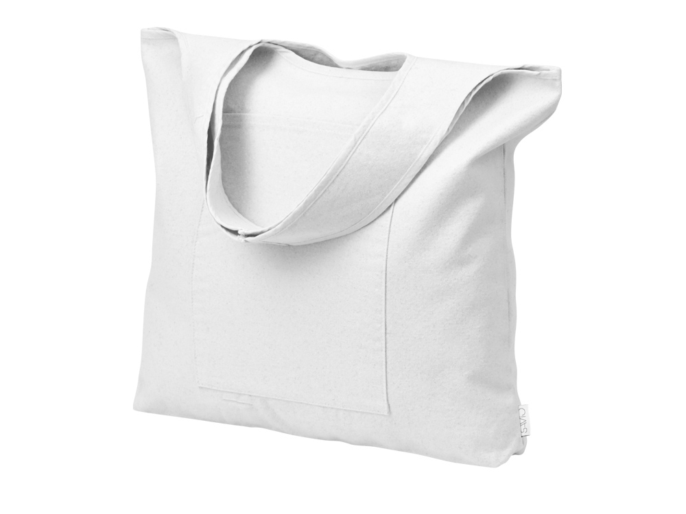 Сумка-шоппер Vest из хлопка 340 г/м2, белый-1