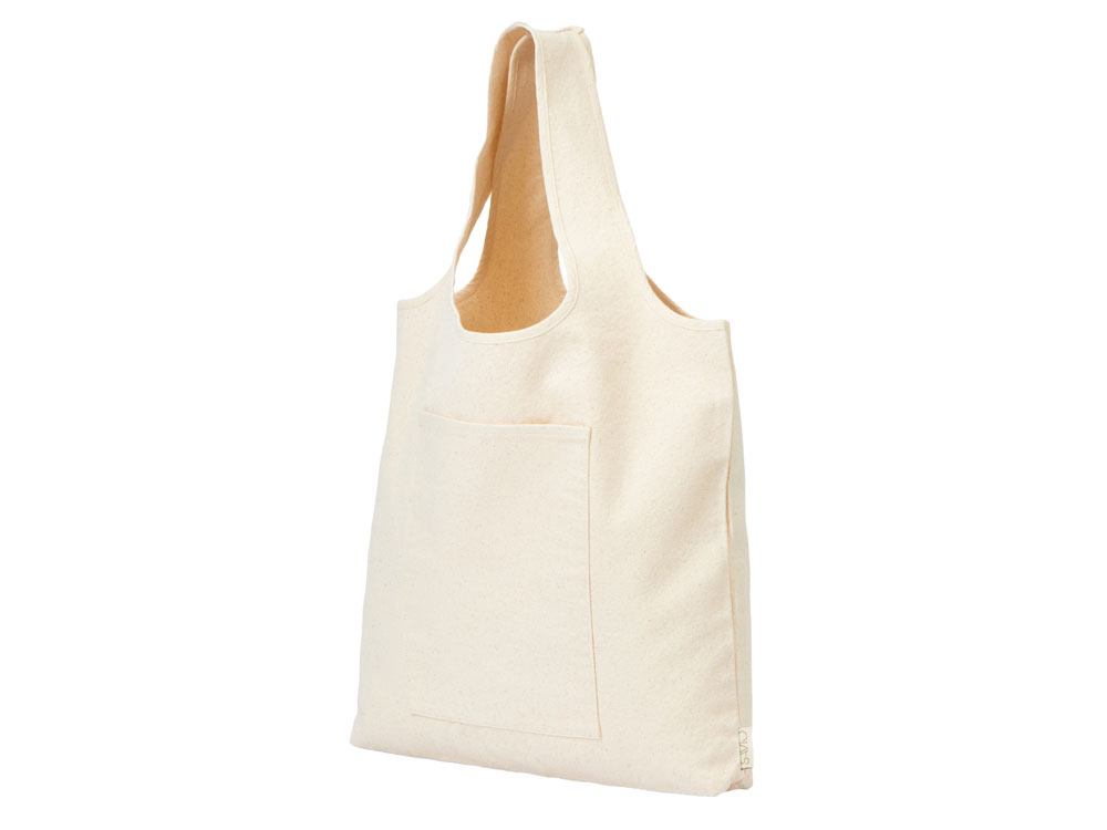Сумка-шоппер Vest из хлопка 340 г/м2, натуральный-1
