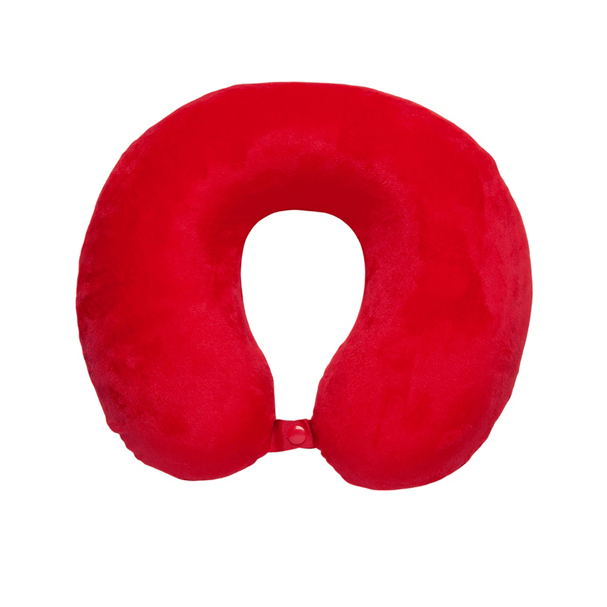 Подушка Basic из микрофибры с эффектом памяти U-shape, красный-2