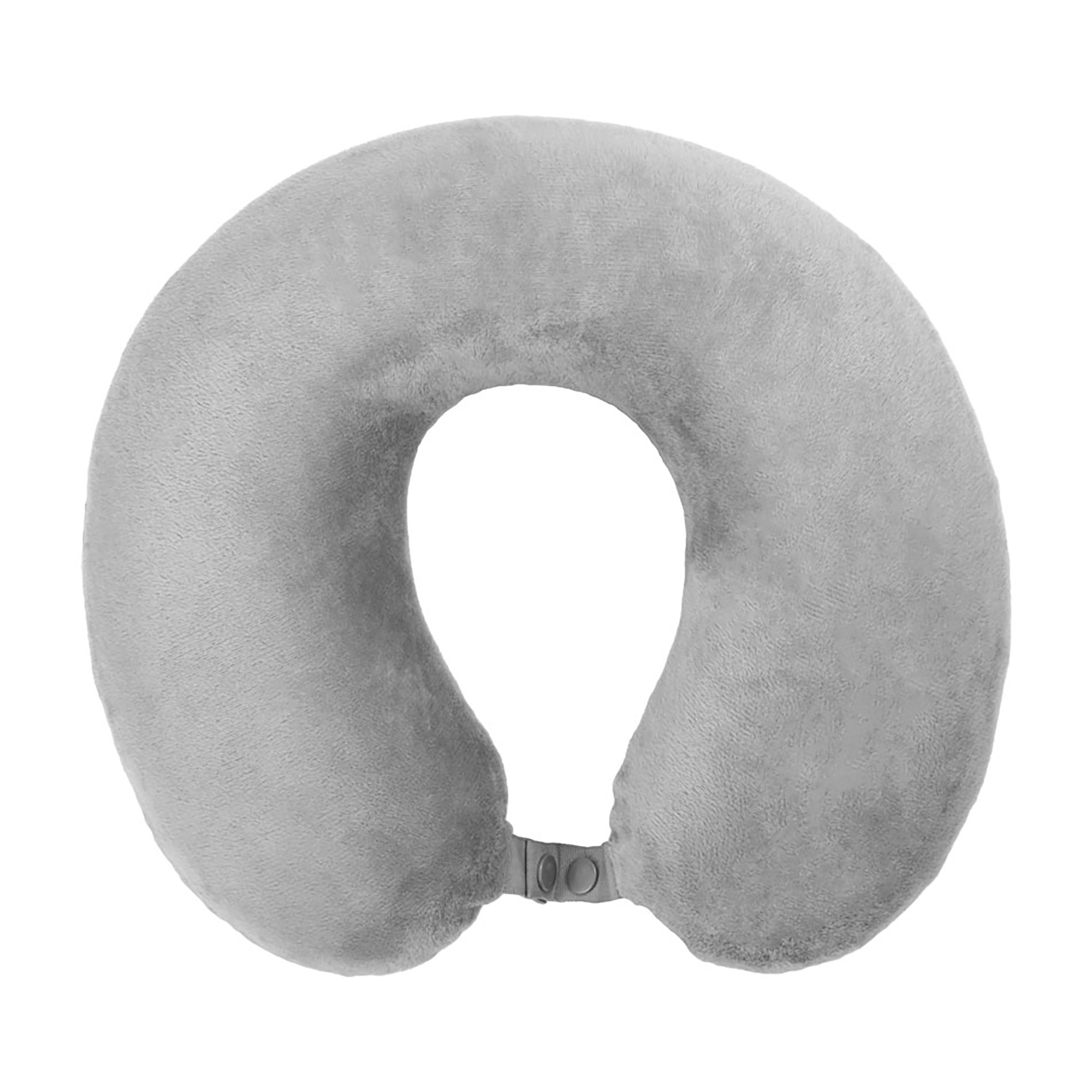 Подушка Basic из микрофибры с эффектом памяти U-shape, серый-2