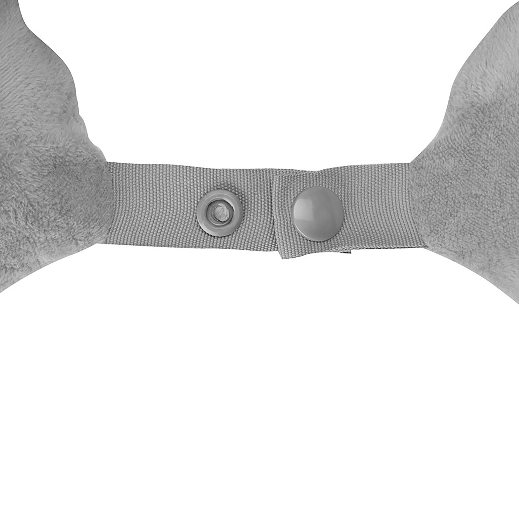 Подушка Basic из микрофибры с эффектом памяти U-shape, серый-4
