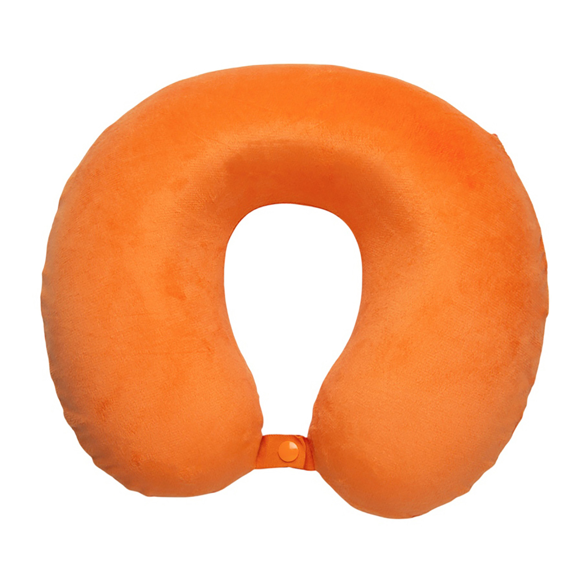 Подушка Basic из микрофибры с эффектом памяти U-shape, оранжевый-2