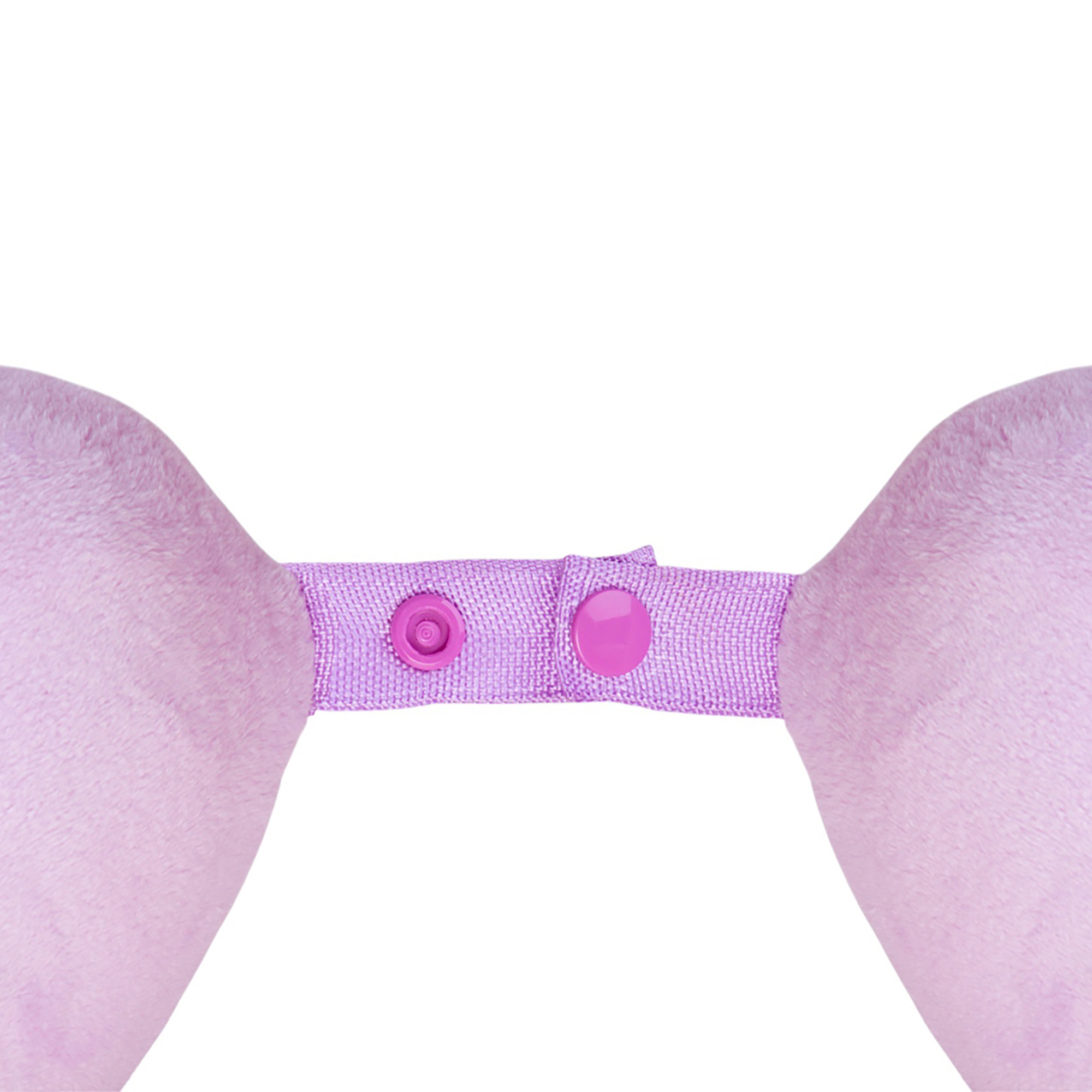 Подушка Basic из микрофибры с эффектом памяти U-shape, розовый-4
