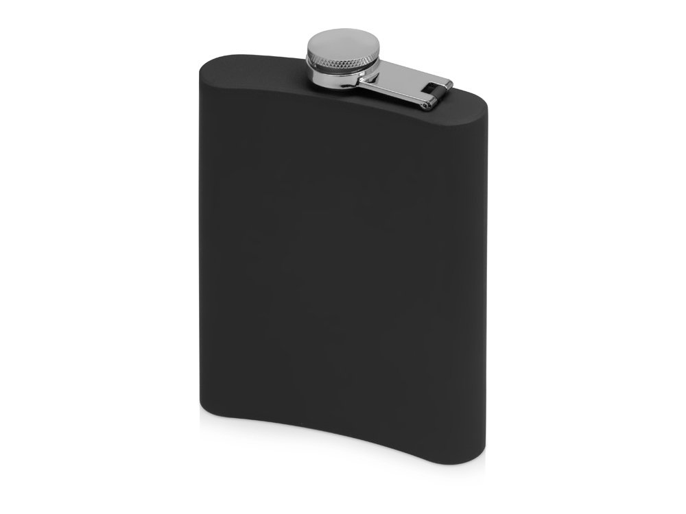 Фляжка 240 мл Remarque soft touch, 304 сталь, черный (P)-1