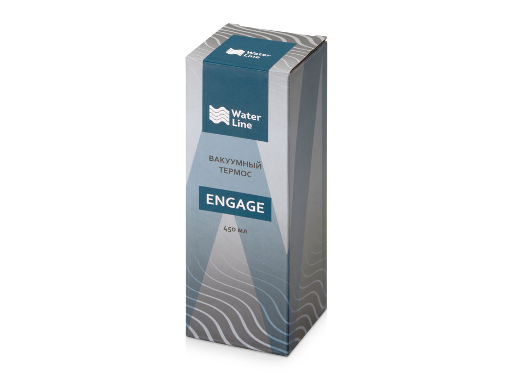 Вакуумный термос «Engage», 450 мл, темно-синий-9