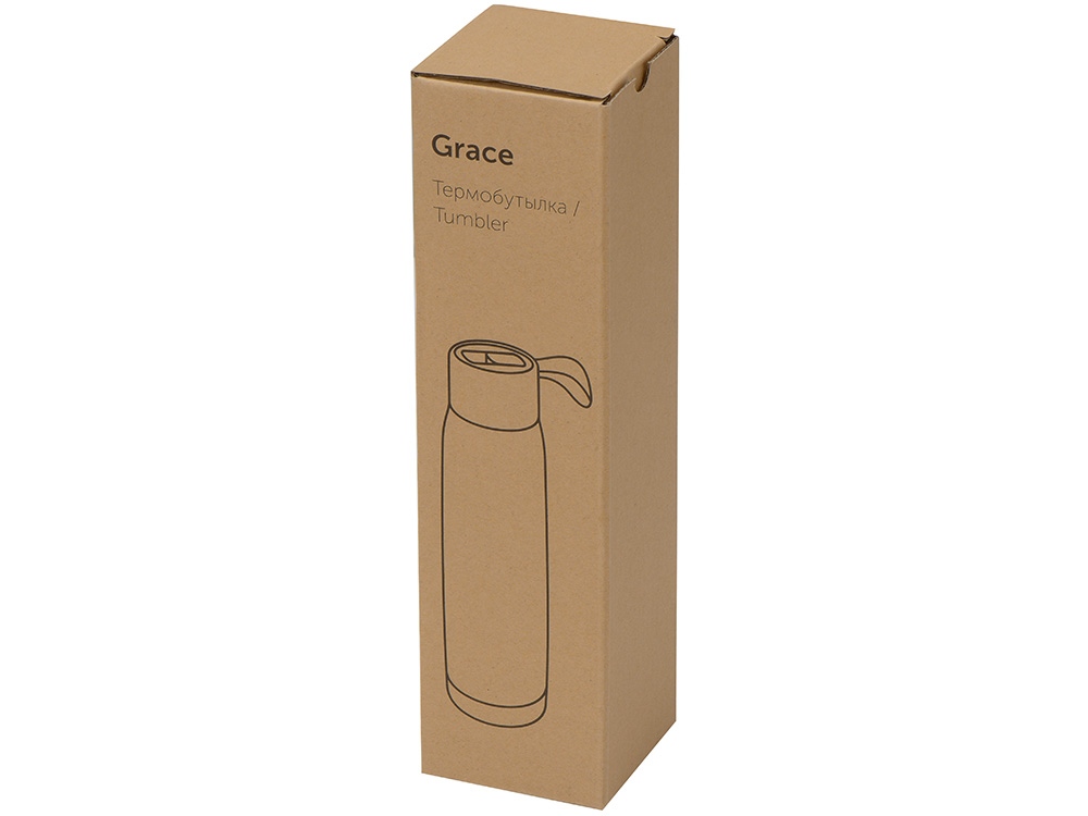 Термобутылка «Grace» 320мл, черный-12