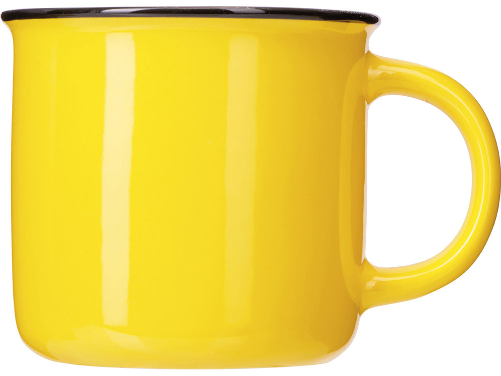 Кружка с каймой "Countryside M", желтый 410ml-1