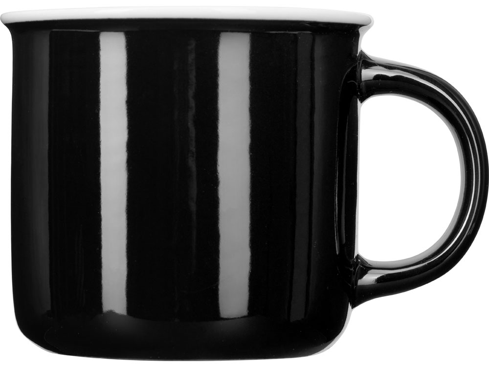 Кружка с каймой "Countryside M", черный 410ml-1