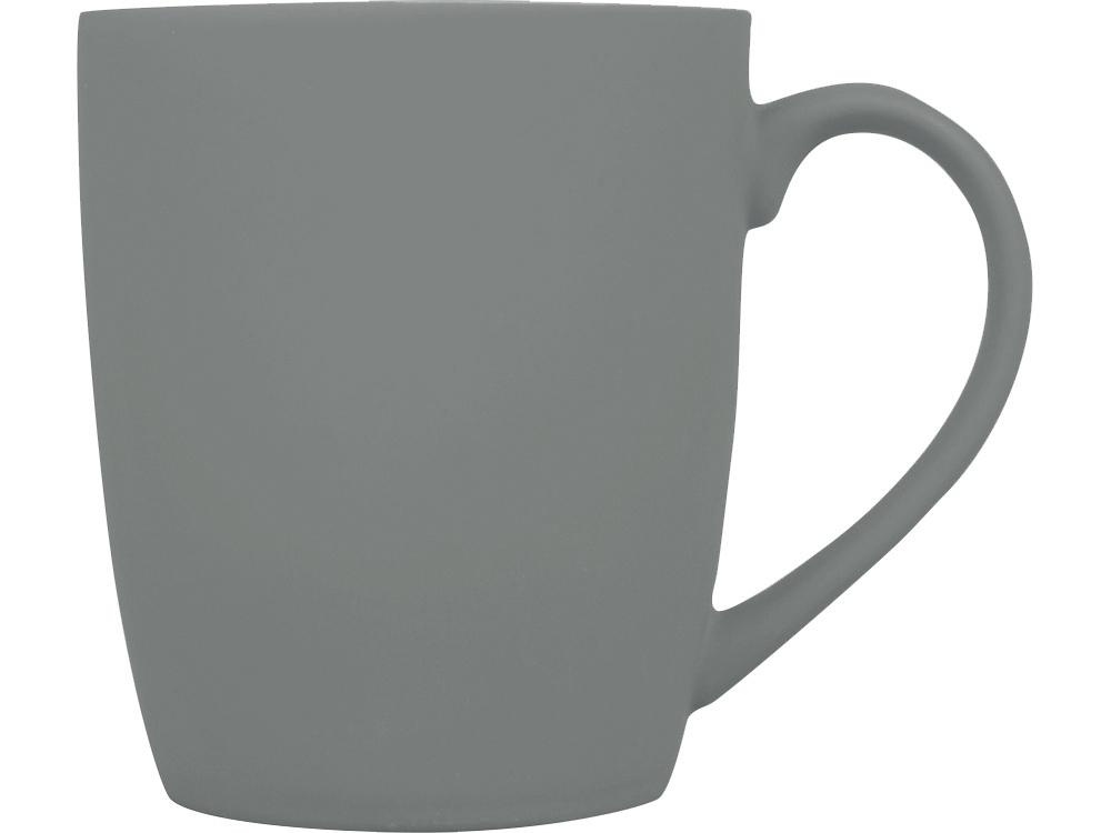 Кружка с покрытием soft-touch C1, серый (Р)-1
