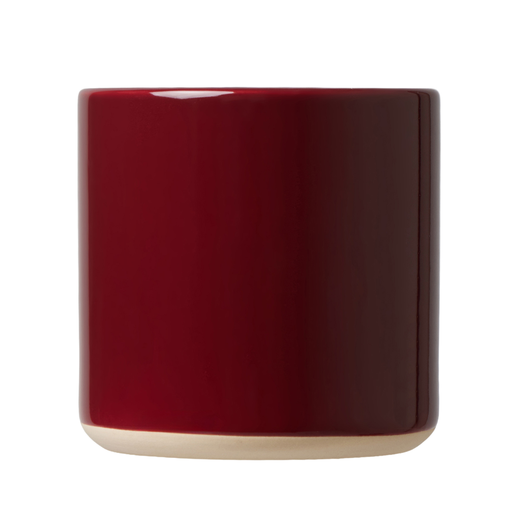Керамическая кружка "Veneto" 490 мл, бордовый-3
