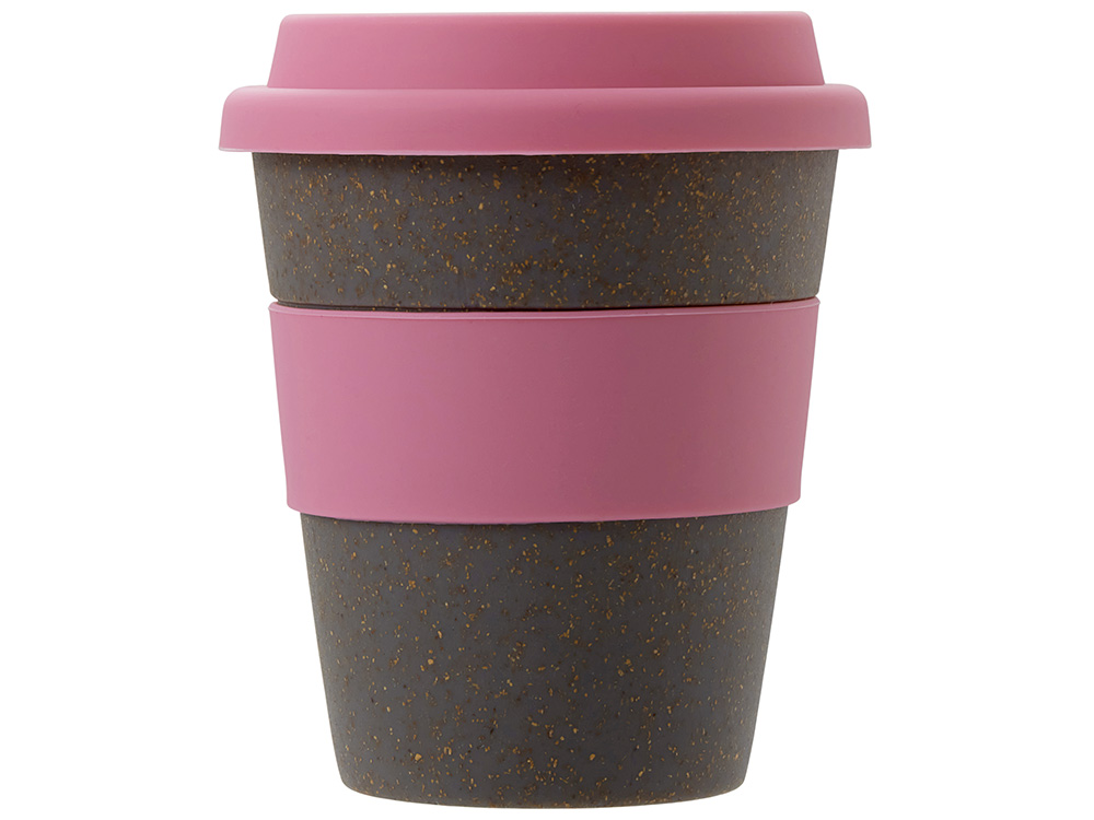 Стакан с силиконовой крышкой "Cafe", dust pink-5