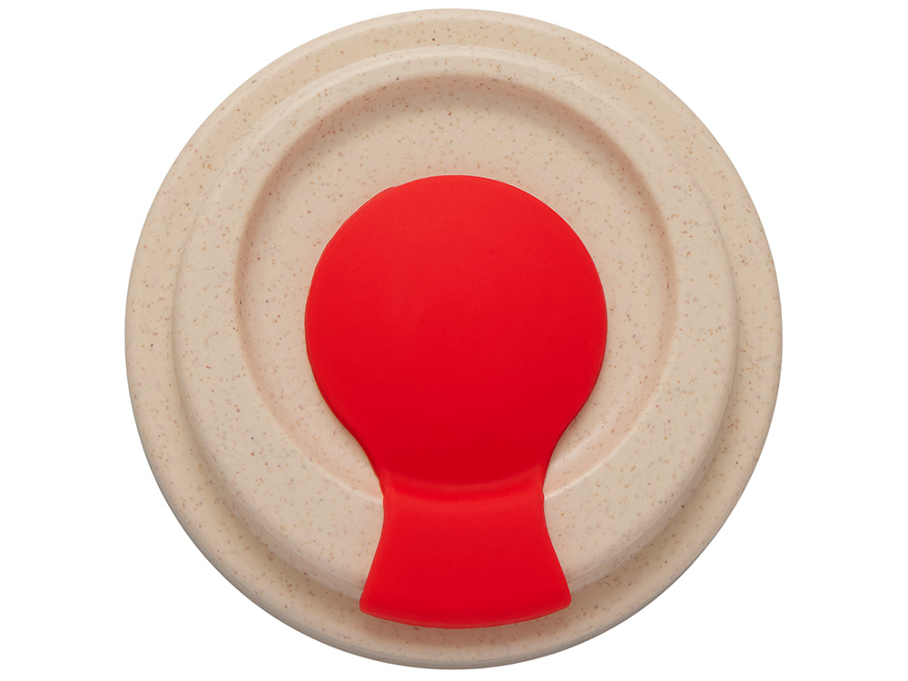 Стакан из пшеничного волокна «Flava», красный-4