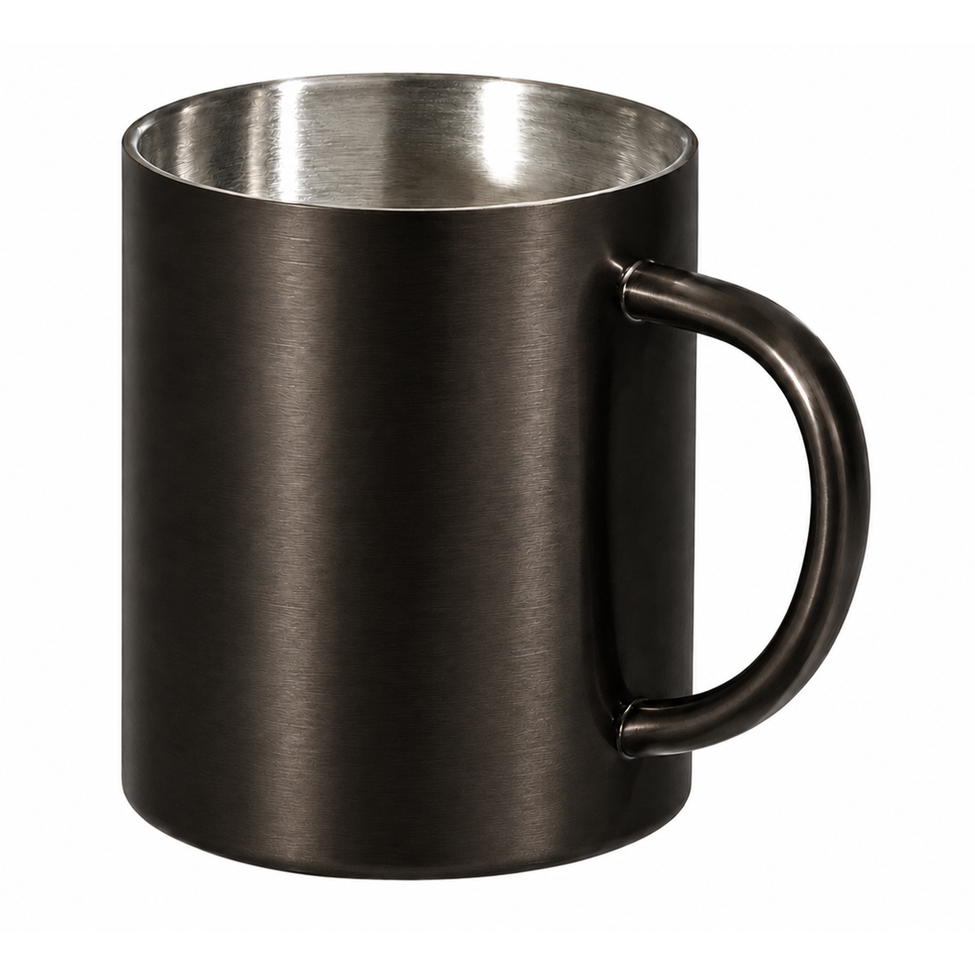 Стальная кружка с двойными стенками "Altai", gun metal-1