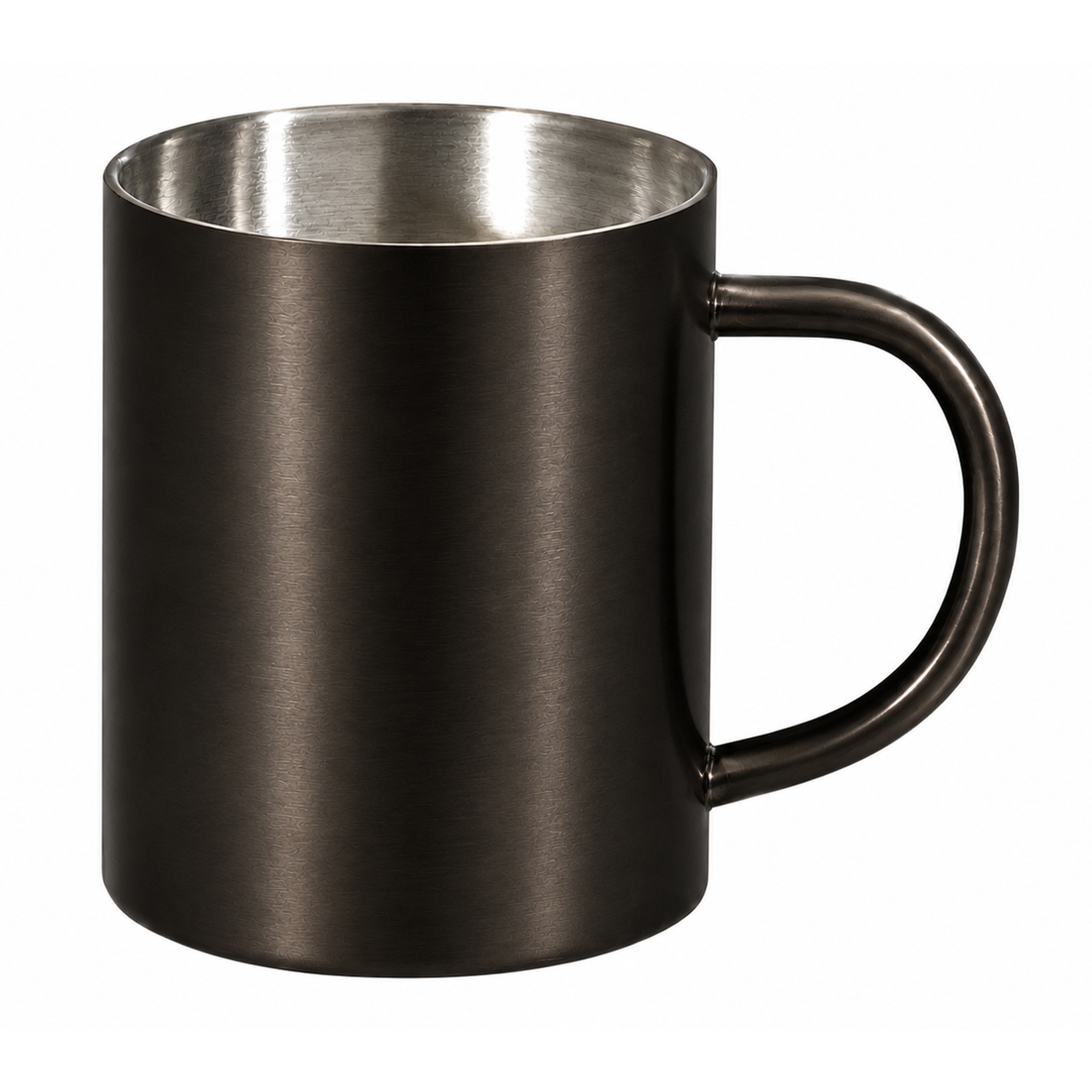 Стальная кружка с двойными стенками "Altai", gun metal-2