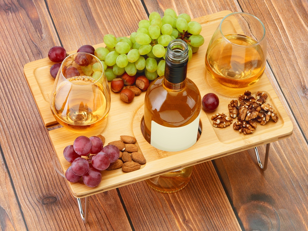 Столик бамбуковый на складных ножках "Barolo"-8