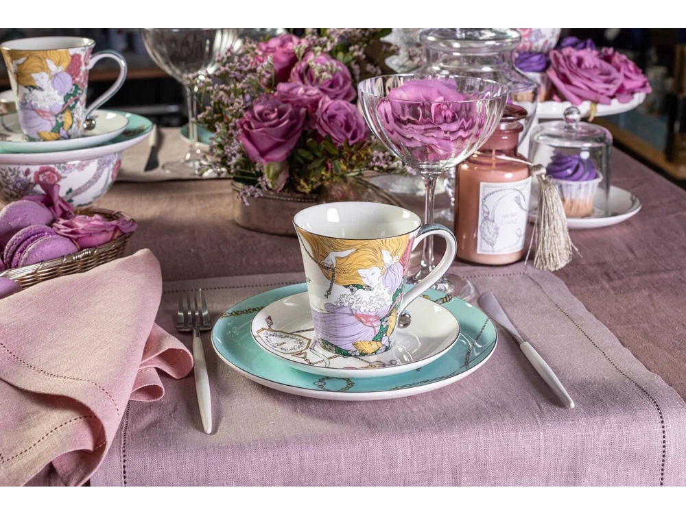 Набор чашка и блюдце Valerie Concept TEA SET ALICE-20