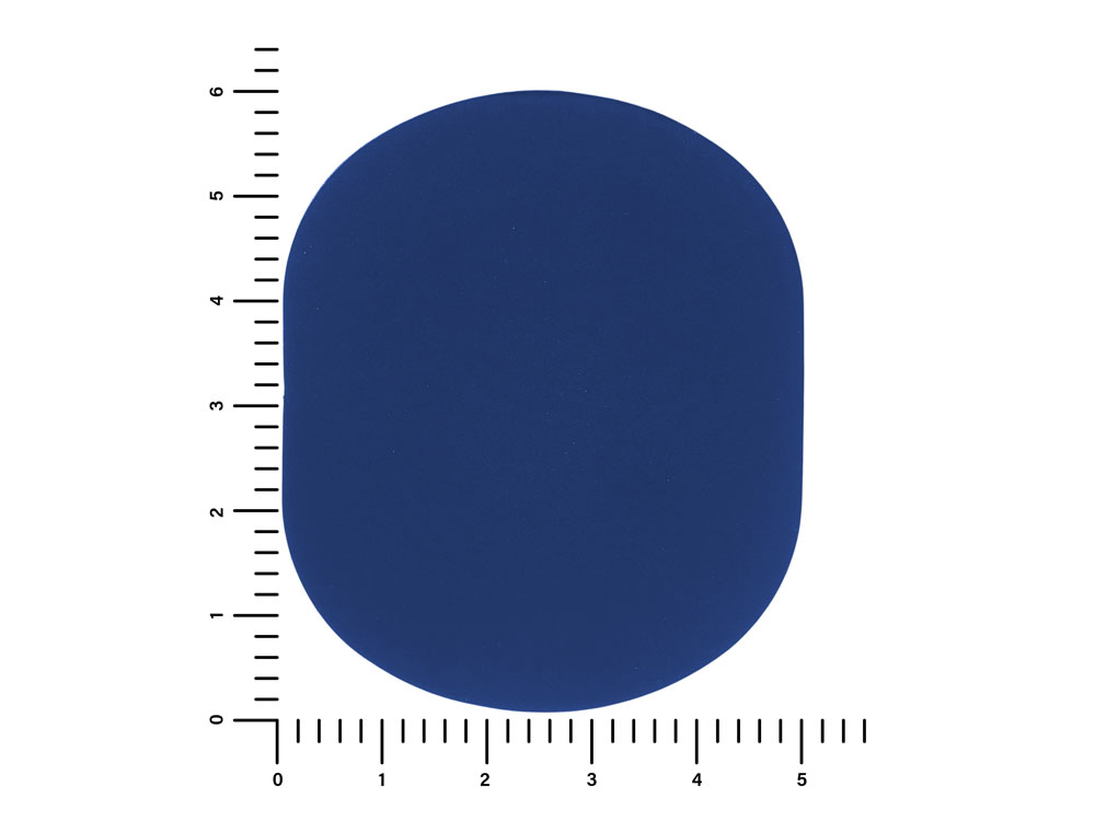 ПАТЧ ОВАЛ soft-touch (синий) 6,0 х 5,0 см-2