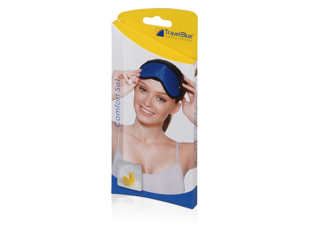 Дорожный набор Travel Blue Comfort Set, синий/черный-8