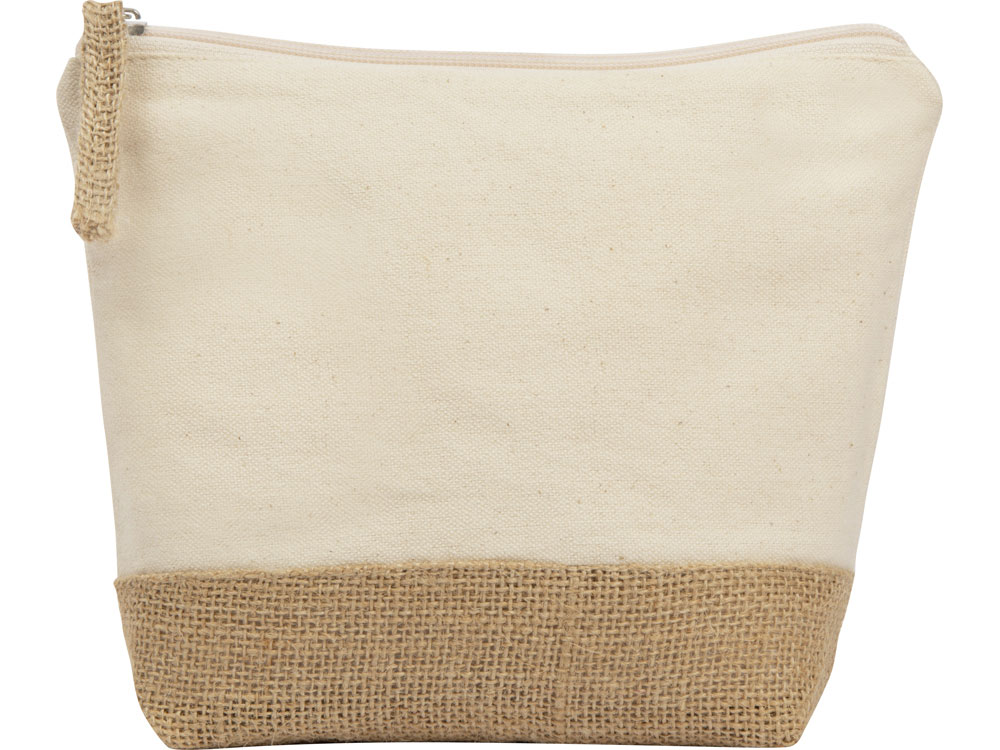 Косметичка "Jute" из хлопка и джута, натуральный-2