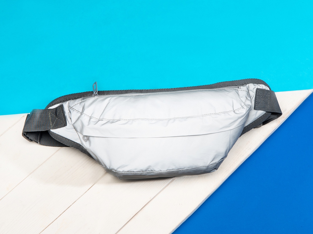 Светоотражающая сумка на пояс Extra Reflect, серый (P)-8
