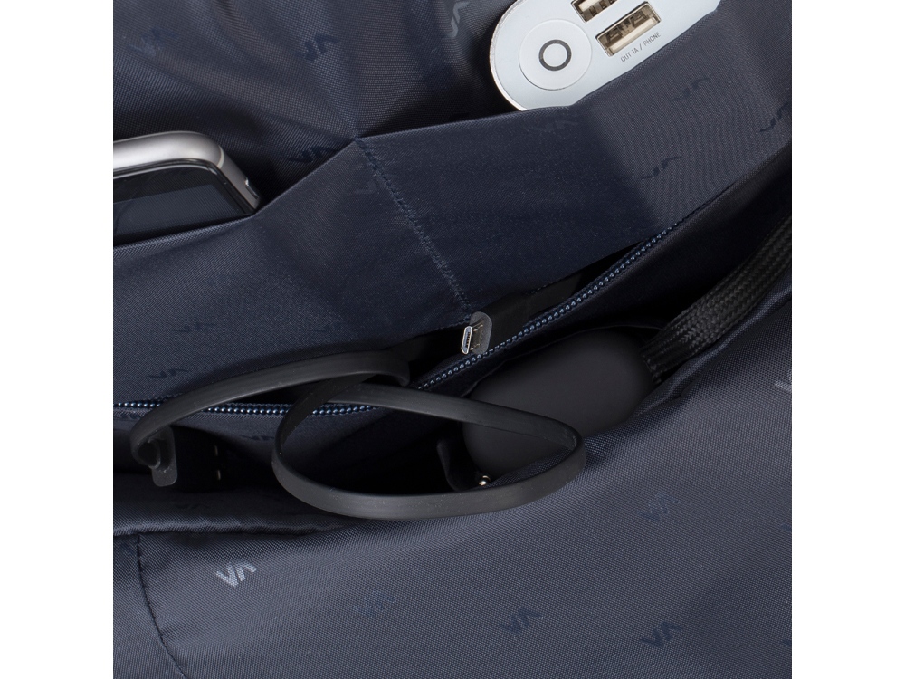 RIVACASE 7760 blue ECO рюкзак для ноутбука 15.6"-11